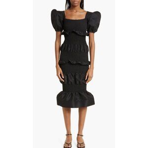 ORIRE Namana Taffeta black Dress SIZE US 6